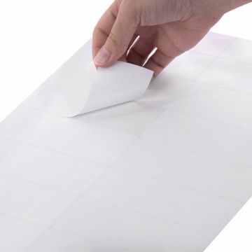 Этикетка самоклеящаяся 105х37,1мм 50л 16этикеток белая TANEX 1/20  (клиент)