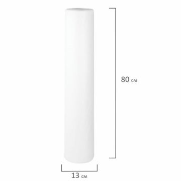 Простыня бел. рул. с перфорацией 100шт 80х200см, спанбонд 12 г/м2, LAIMA UNIVERSAL 1/6 (клиент)