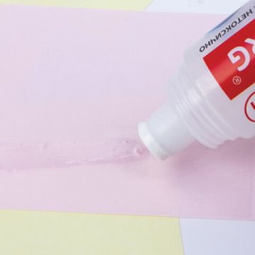 Клей канцелярский двусторонний 45г для бумаги, картона BRAUBERG 1/24