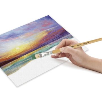 Кисть щетина плоская №12 ПИФАГОР  1/30/1200 (Клиент)