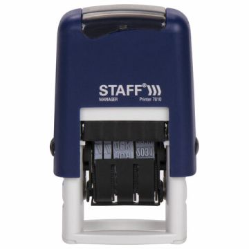Датер-мини STAFF месяц буквами оттиск 22х4 мм Printer 7810 1/10
