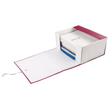 Короб архивный бумвинил 15см на 1400л цвет ассорти h-150 1/1 (клиент)