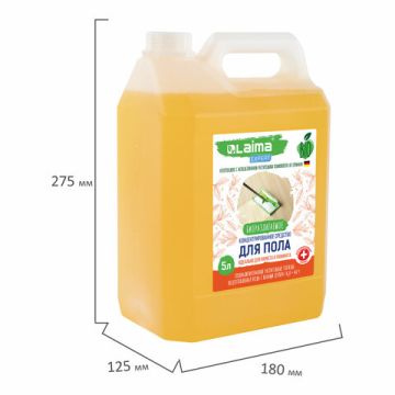Средство жидкое 5л ЛАЙМА Эксперт моющее дезинфиц биоразлаг для поверхностей канистра 1/4 (Клиент)