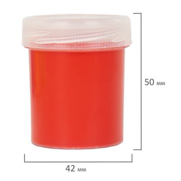 Краски пальчиковые для малышей от 1 года 4цв по 40мл Brauberg Kids 1/30