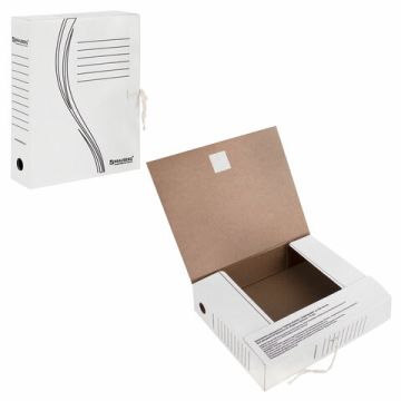 Накопитель документов Папка с завязками 75мм БЕЛЫЙ на 700л BRAUBERG 1/50 (клиент)