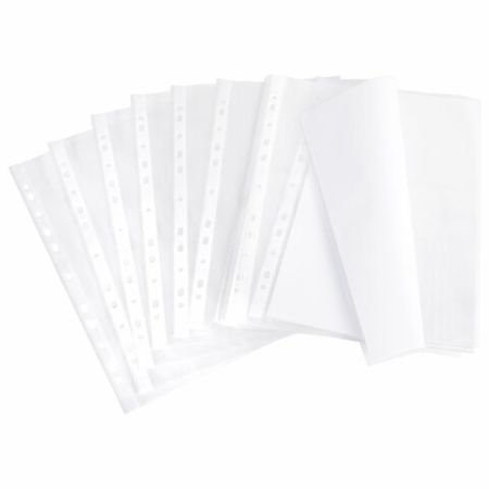 Перфофайлы А4 60 мкм плотные матовые BRAUBERG 100шт 1/20 (Клиент)