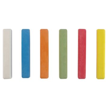 Мелки цветные 06шт квадратные ПИФАГОР 1/81