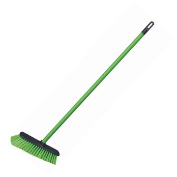 Щетка для уборки с черенком 110 см, ширина 31 см щетина 7см пластик еврорезьба YORK AZUR 1/24