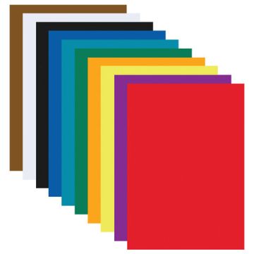 Цветной картон А4 10л 10цв мелованный Юнландия 1/40 (Клиент)