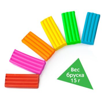 Пластилин 06цв 90г со стеком Веселая такса ПИФАГОР 1/56