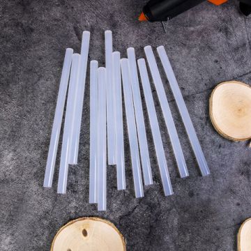 Клеевые стержни, диаметр 11мм, длина 200мм, прозрачные (12 шт) BRAUBERG 50/100 (Клиент)