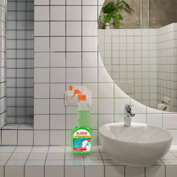 Средство для мытья стекол и зеркал 750мл триггер с нашатырным спиртом ЛАЙМА 1/12