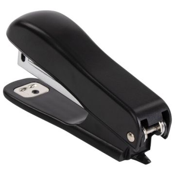 Степлер №10 до 12 листов,  с антистеплером, черный STAFF Profit