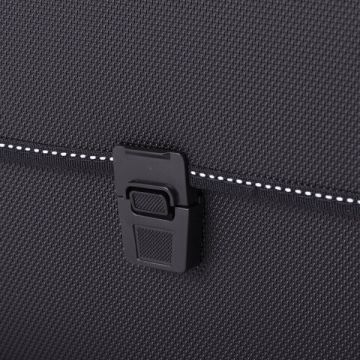 Портфель пласт. BRAUBERG котракт А4 370*280*120 мм, 2 отделения, черный 1/15 (клиент)