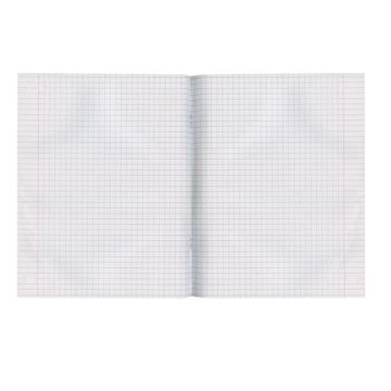 Тетрадь 96л А5 клетка офсет №2 мелованный картон Города STAFF 1/56