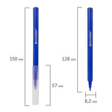 Фломастеры 06цв классические, вент. колпачек, европодвес BRAUBERG PREMIUM 1/48