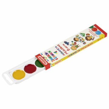 Краски акварельные 06цв медовые Пифагор Эники-Беники 1/30