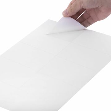 Этикетка самоклеящаяся 105х57мм 50л 10этикеток белая TANEX 1/20 (клиент)