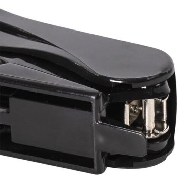 Степлер №10 до 12л с антистеплером черный STAFF EVERYDAY 1/12