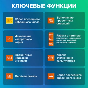 Калькулятор настольный BRAUBERG EXTRA-12-RG (206x155мм) 12разр оранжевый 1/20/40 (Клиент)