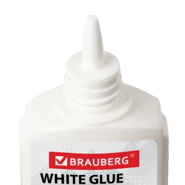 Клей ПВА 65г бумага картон дерево BRAUBERG 1/60
