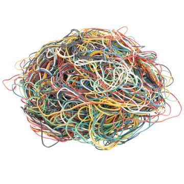 Резинка банк 1000гр 60мм цв натуральный каучук ОФИСМАГ 1/20 (Клиент)