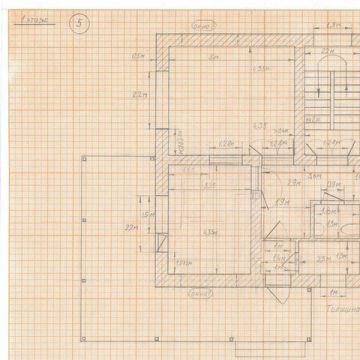 Бумага 640мм х10м масштабно-координатная  оранжевая 1/10 (клиент)