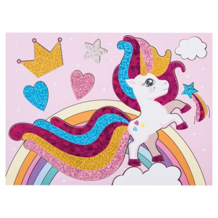 Аппликация из фольги 20х15см Юнландия Пони 1/1