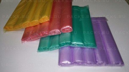 Пакет фасовочный рул (28х40)-8 розовый (5рул) МП 1/20