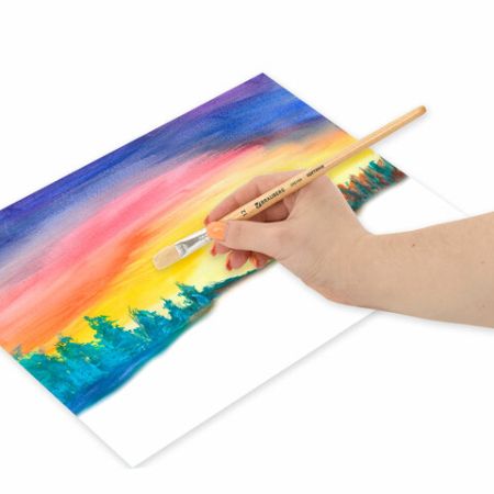 Кисть щетина плоская №12 BRAUBERG  1/30/1200 (клиент)