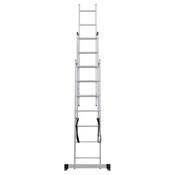 Стремянка трансформер 7 ступеней 3-х секционная высота 4,5м до 150кг 1/1 (Тендер)