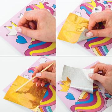 Аппликация из фольги 20х15см Юнландия Пони 1/1