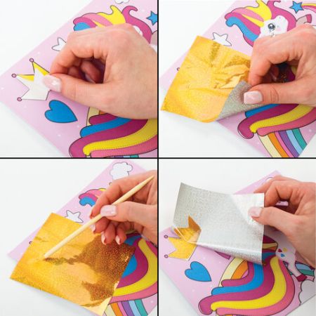 Аппликация из фольги 20х15см Юнландия Пони 1/1