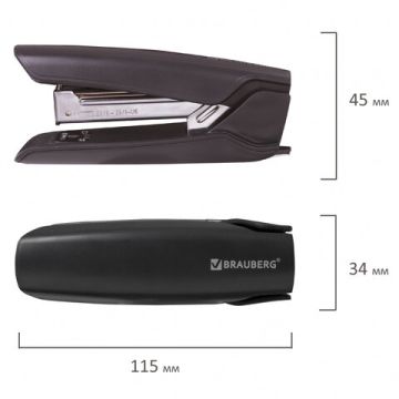 Степлер №24/6, 26/6 BRAUBERG 