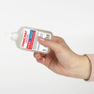 Клей канцелярский силикатный 110гр ОФИСМАГ 1/50