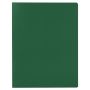 Папка  20 вклад. STAFF, зеленая, 0,5мм, 225695