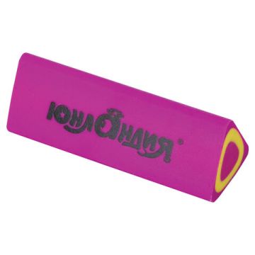 Ластик 44х15х15мм, цвет ассорти, треугольный ЮНЛАНДИЯ Candy 1/36