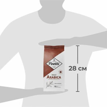 Продукты, Кофе в зернах Poetti Arabica 1000 г 1/4 (Под заказ)