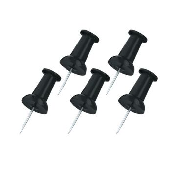 Силовые кнопки-гвоздики черные 50шт STAFF 1/24 (Клиент)