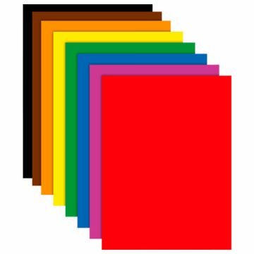 Цветная бумага А4 газетная 8л 8цв на скобе 200х283мм ДиноМир ПИФАГОР 1/80