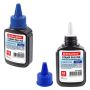 Штемпельная краска синяя 45мл на водной основе Brauberg 1/12