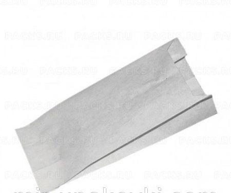 Пакет бумажный белый 100х40х250 жиростойкий ЖВС 40гр/м 2500/2500