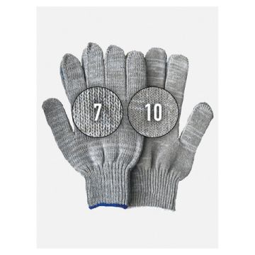 Перчатки ПВХ 7,5класс 5пар точка белые LAIMA СТАНДАРТ 1/80 (Тендер)