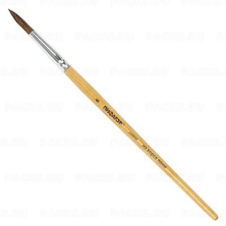 Кисть пони круглая №6 Пифагор 1/30/1800 