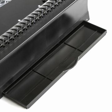 Переплетная машина д/пласт. пружины BRAUBERG пробив. 8л, сшив. до 125л 1/4