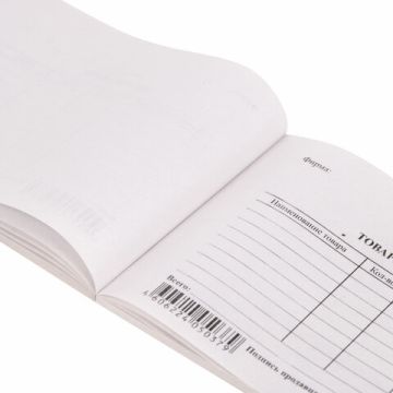 Бланк Товарный чек (100) 1/40