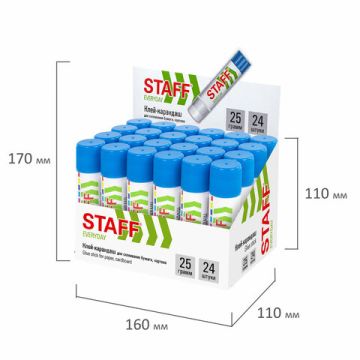 Клей-карандаш 25г STAFF Everyday 1/24