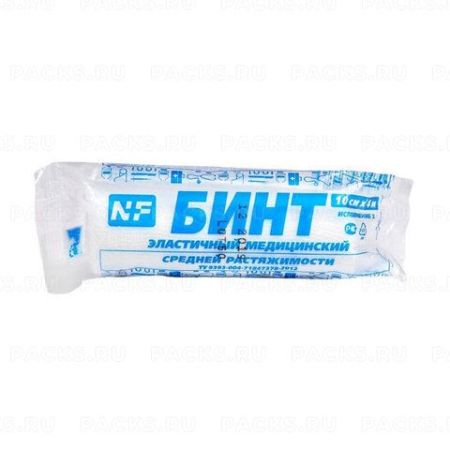 Бинт фиксирующий эластичный 10смх400см (20шт)  NF 1/35