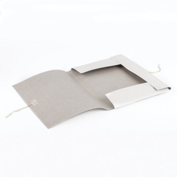 Папка для бумаг на завязках картон STAFF, гарант. пл. 310 г/кв.м. ПБ-400 на 200листов 1/200