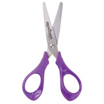 Ножницы 130мм метал европодвес Котик Мяу Юнландия  1/24